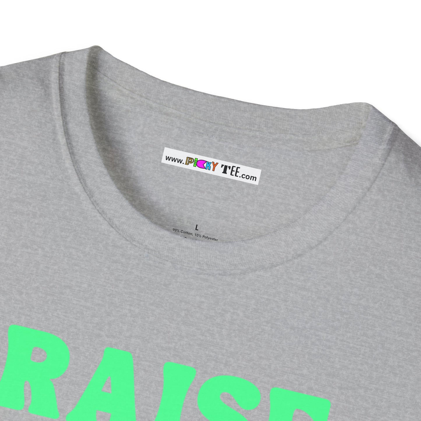 pRAISE DA tROOF Unisex Softstyle 100% Cotton T-Shirt