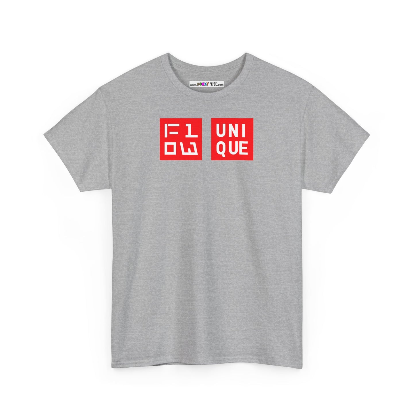 FLOW UNIQUE Unisex Heavy Cotton Tee