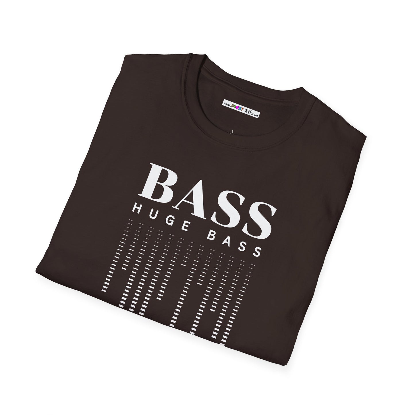 BASS HUGE BASS Unisex Softstyle 100% Cotton T-Shirt