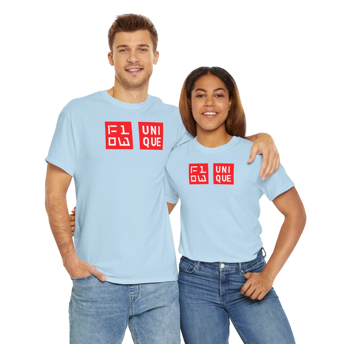 FLOW UNIQUE Unisex Heavy Cotton Tee