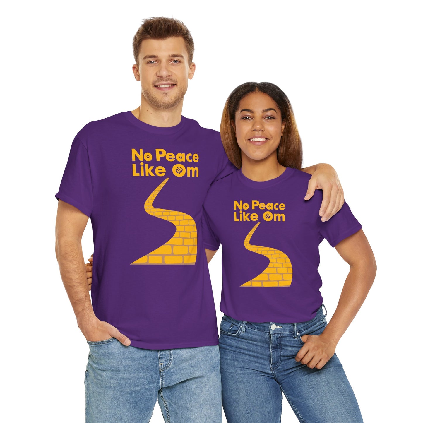 No Peace Like Om Unisex Heavy Cotton Tee