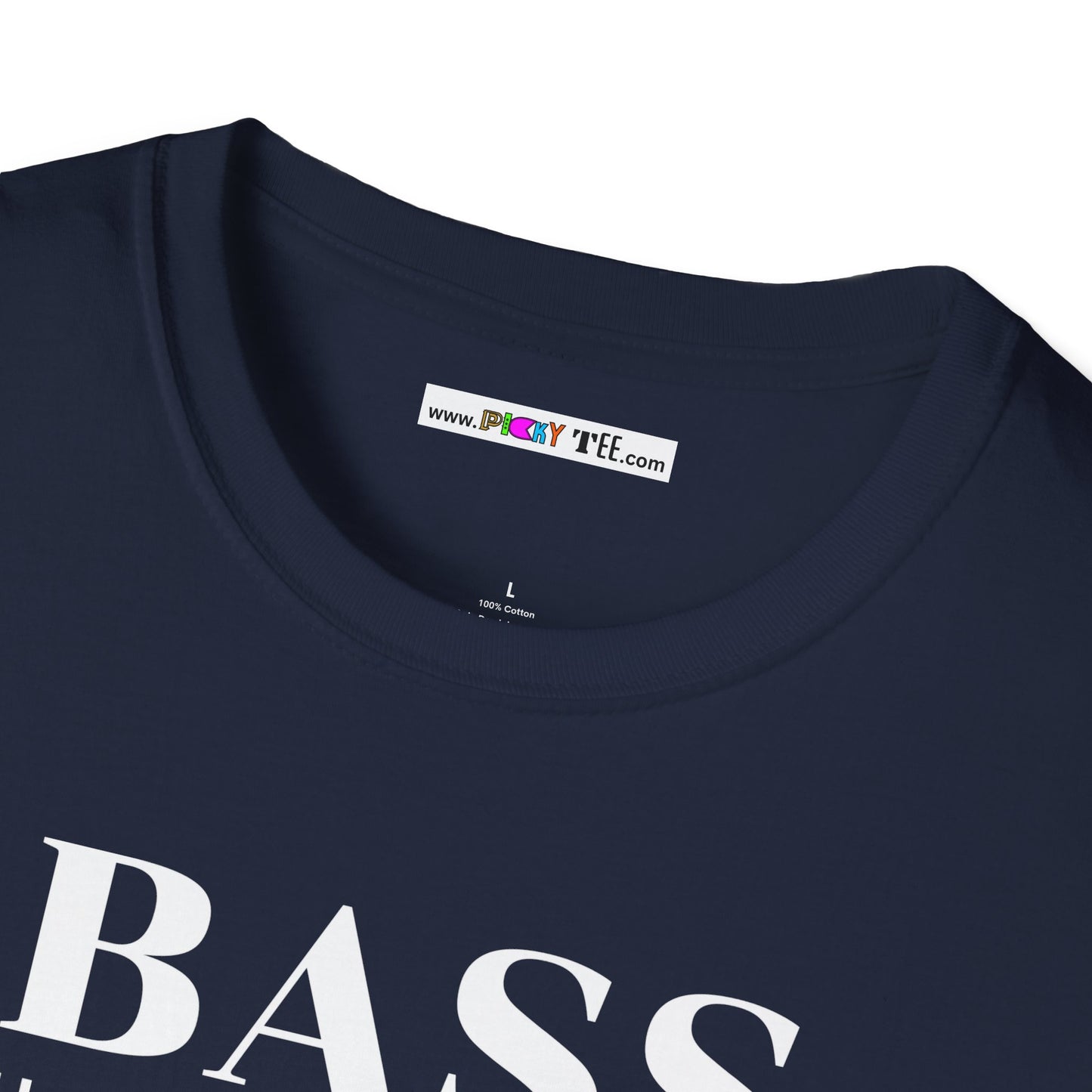 BASS HUGE BASS Unisex Softstyle 100% Cotton T-Shirt