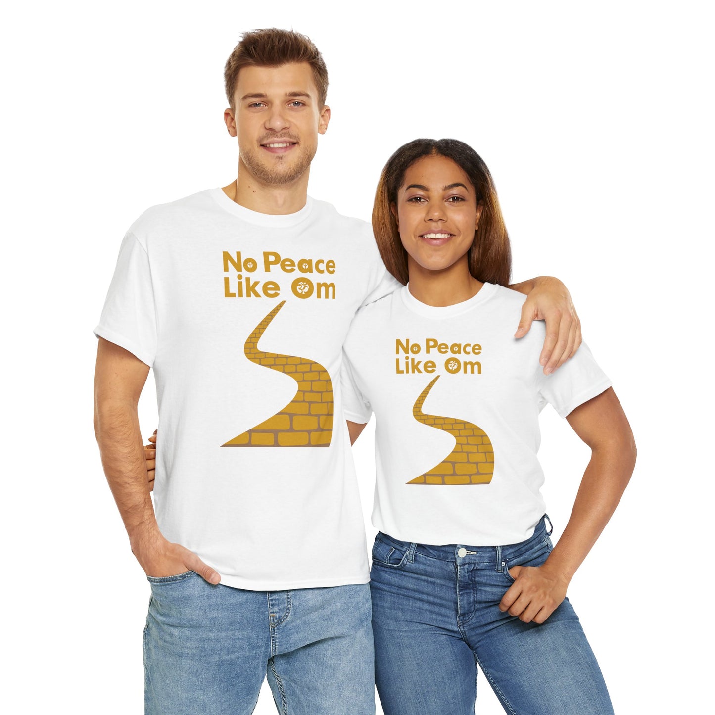 No Peace Like Om Unisex Heavy Cotton Tee
