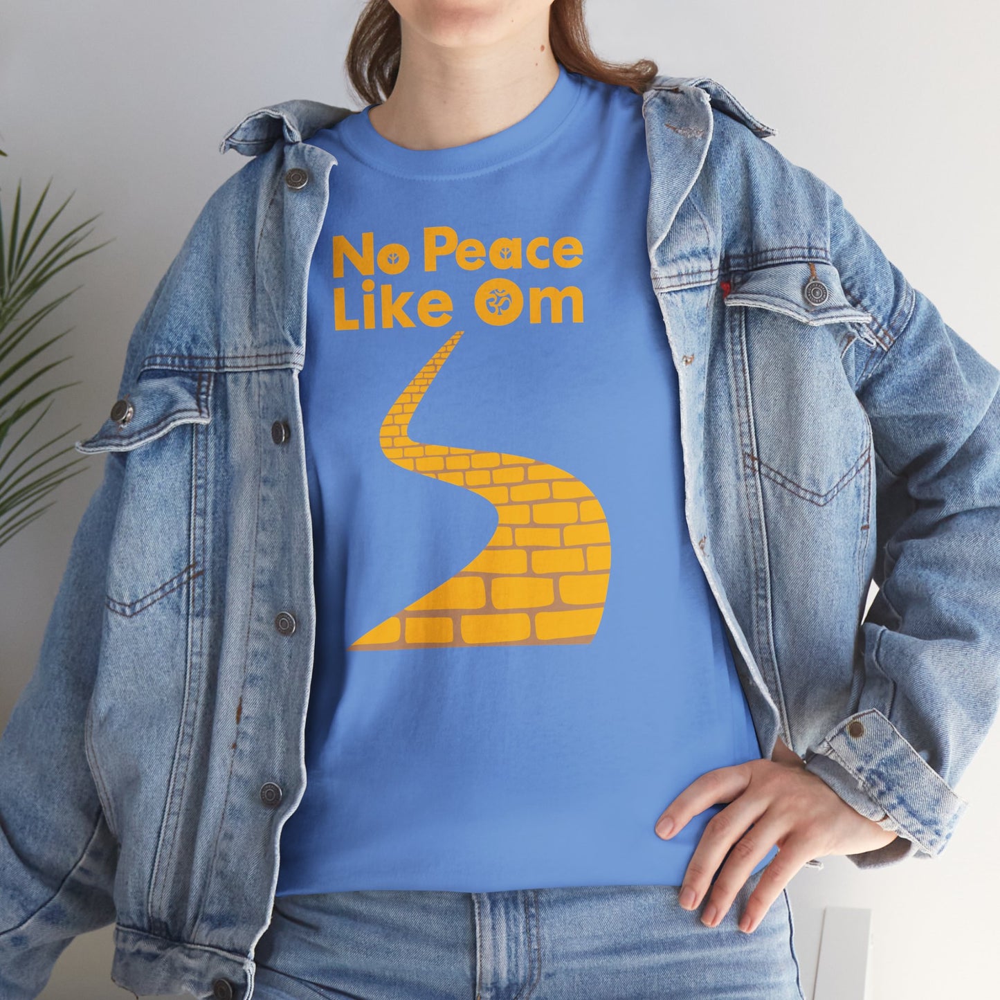 No Peace Like Om Unisex Heavy Cotton Tee