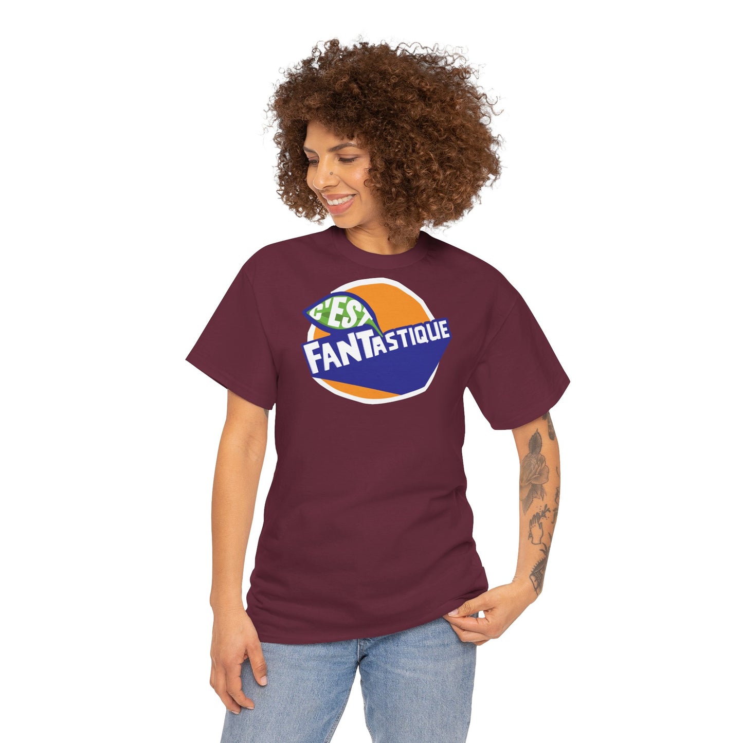 C'EST FANTASTIQUE Unisex Heavy Cotton Tee