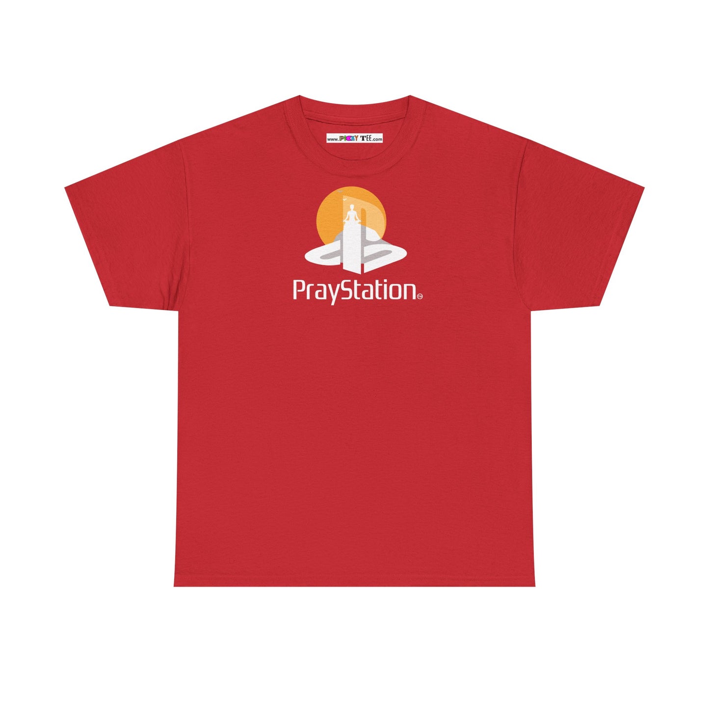 PrayStation Unisex Heavy Cotton Tee