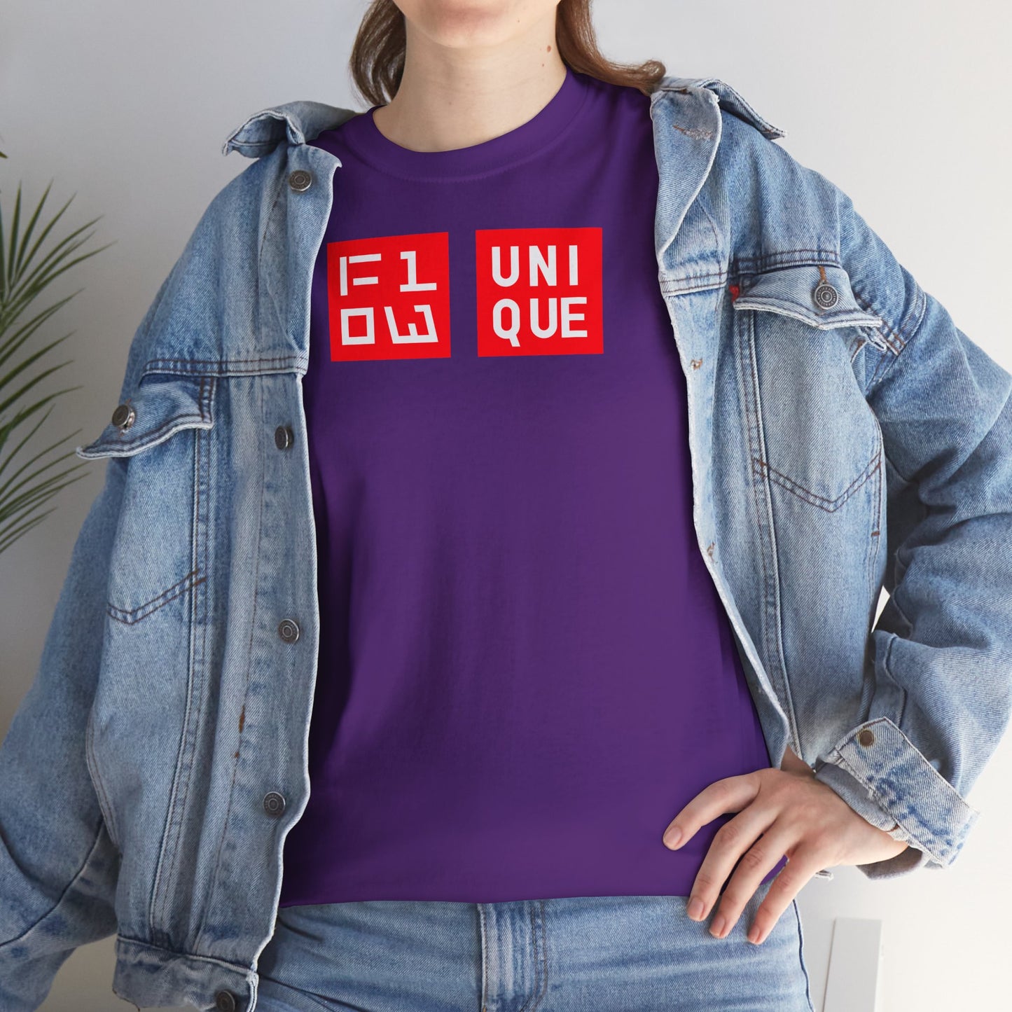 FLOW UNIQUE Unisex Heavy Cotton Tee