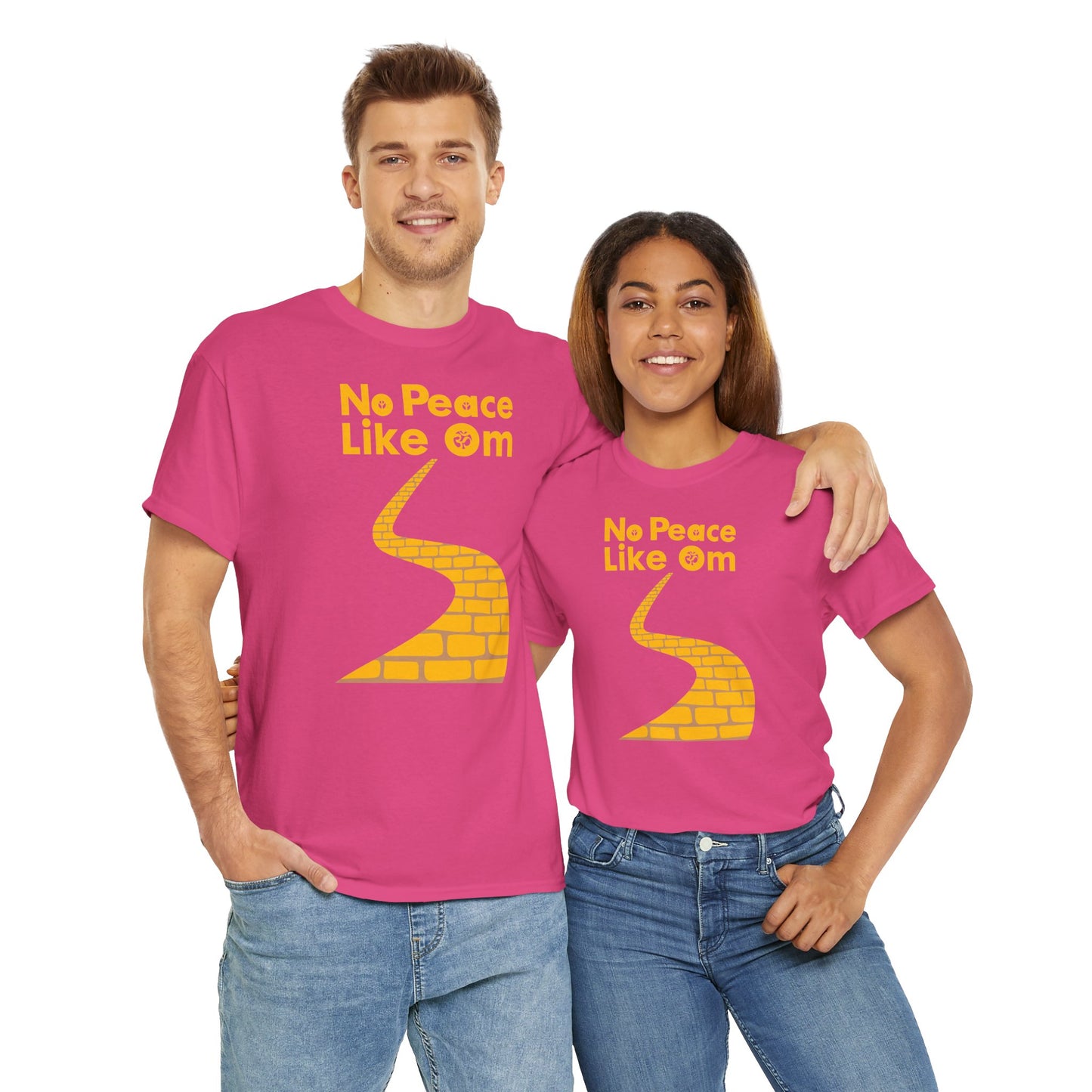 No Peace Like Om Unisex Heavy Cotton Tee