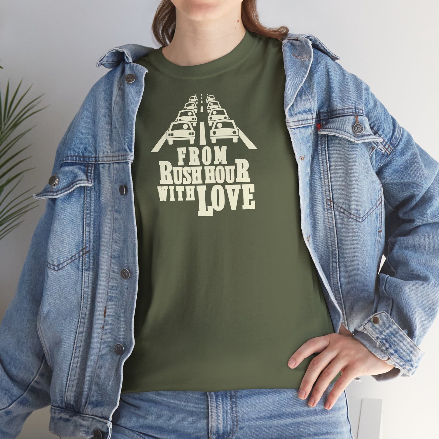 FROM RUSH HOUR WITH LOVE Unisex Heavy Cotton Tee