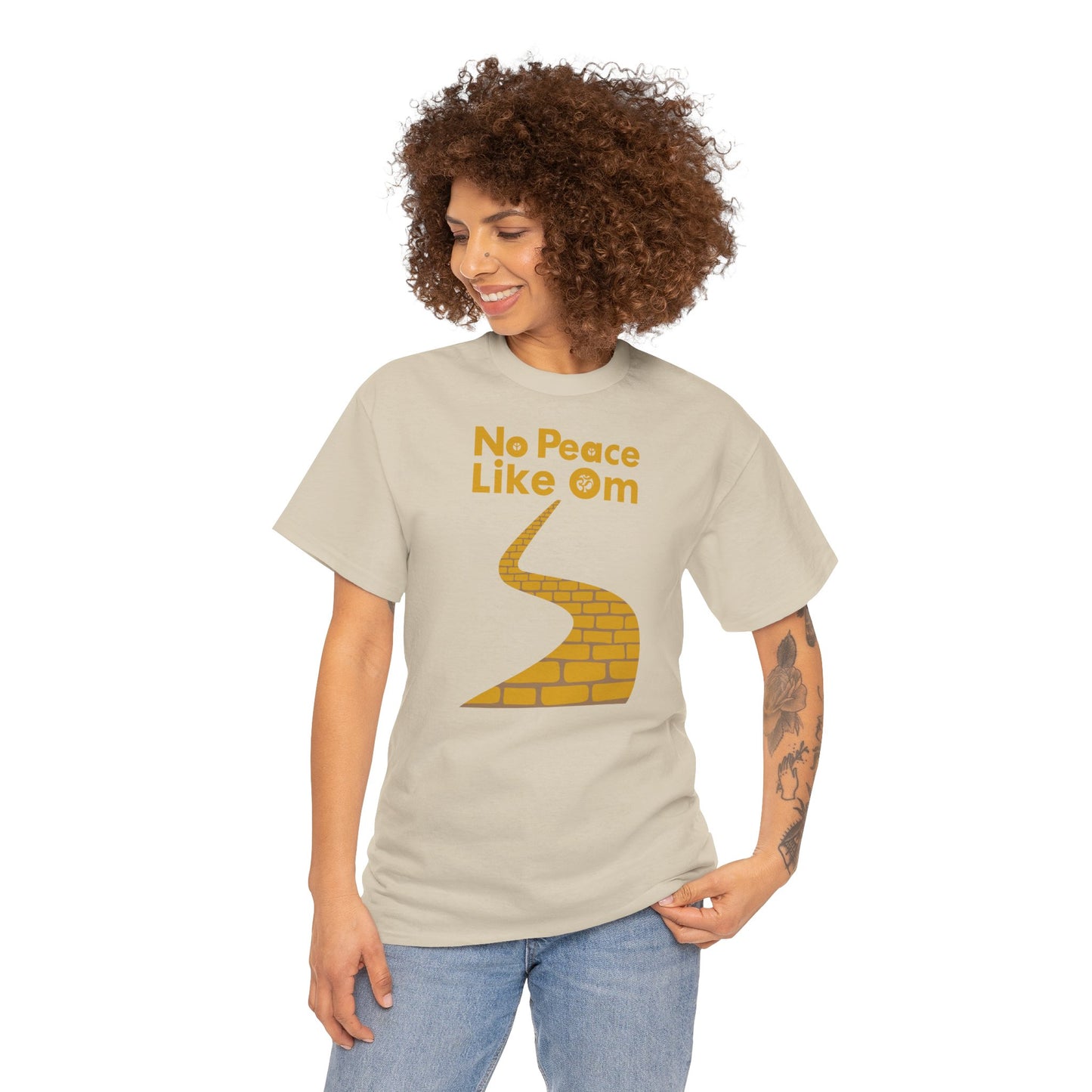 No Peace Like Om Unisex Heavy Cotton Tee
