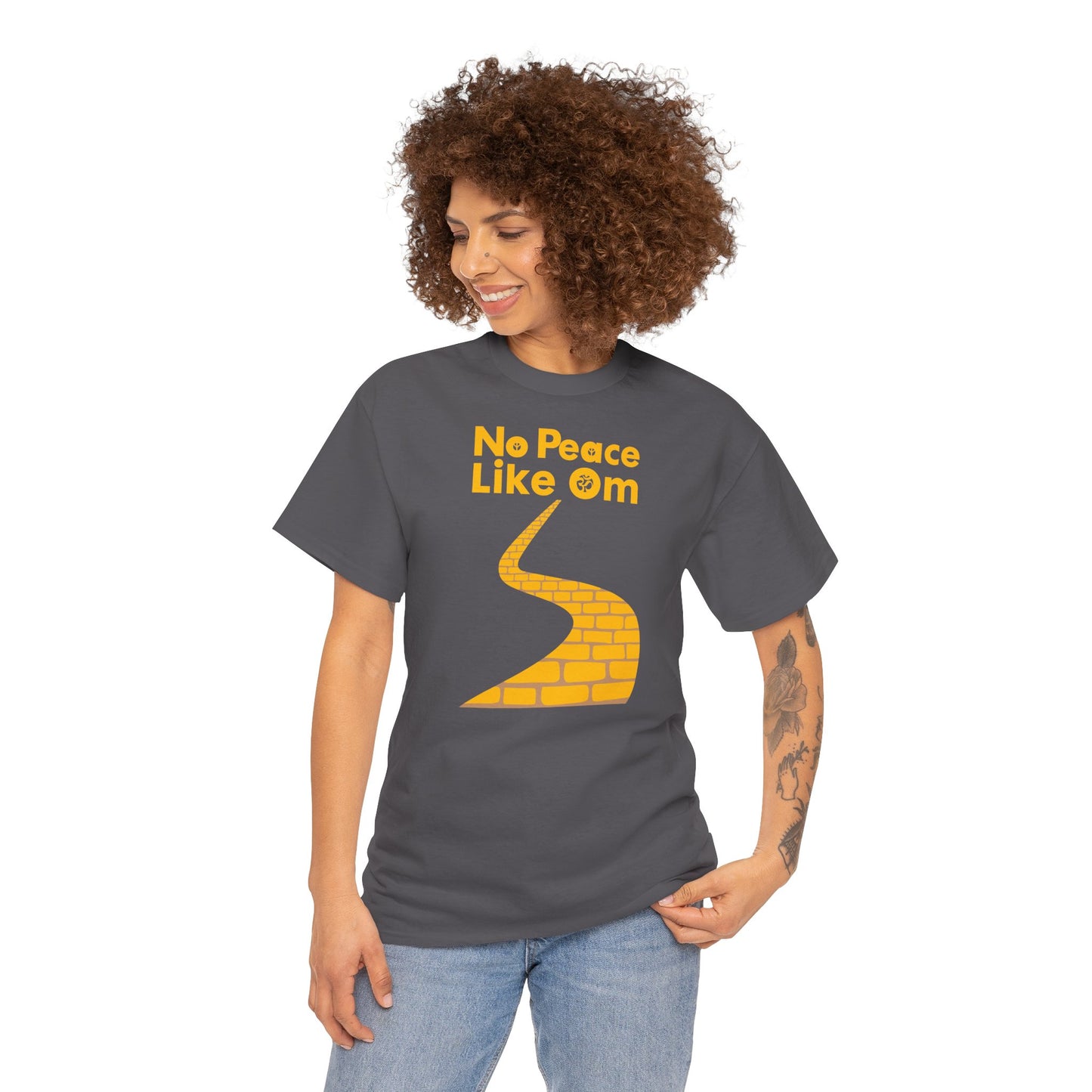 No Peace Like Om Unisex Heavy Cotton Tee