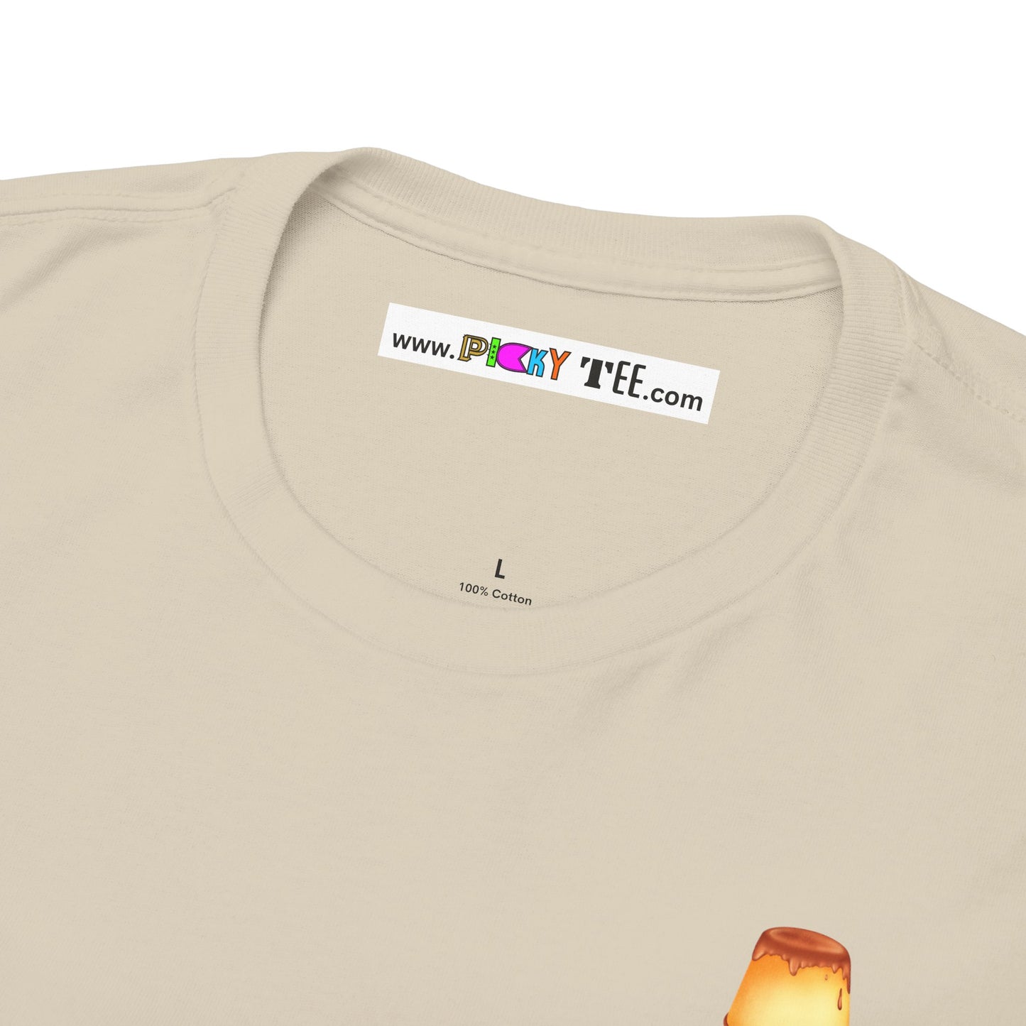 I LOVE IT WHEN A - FLAN COMES TOGETHER Unisex Heavy Cotton Tee