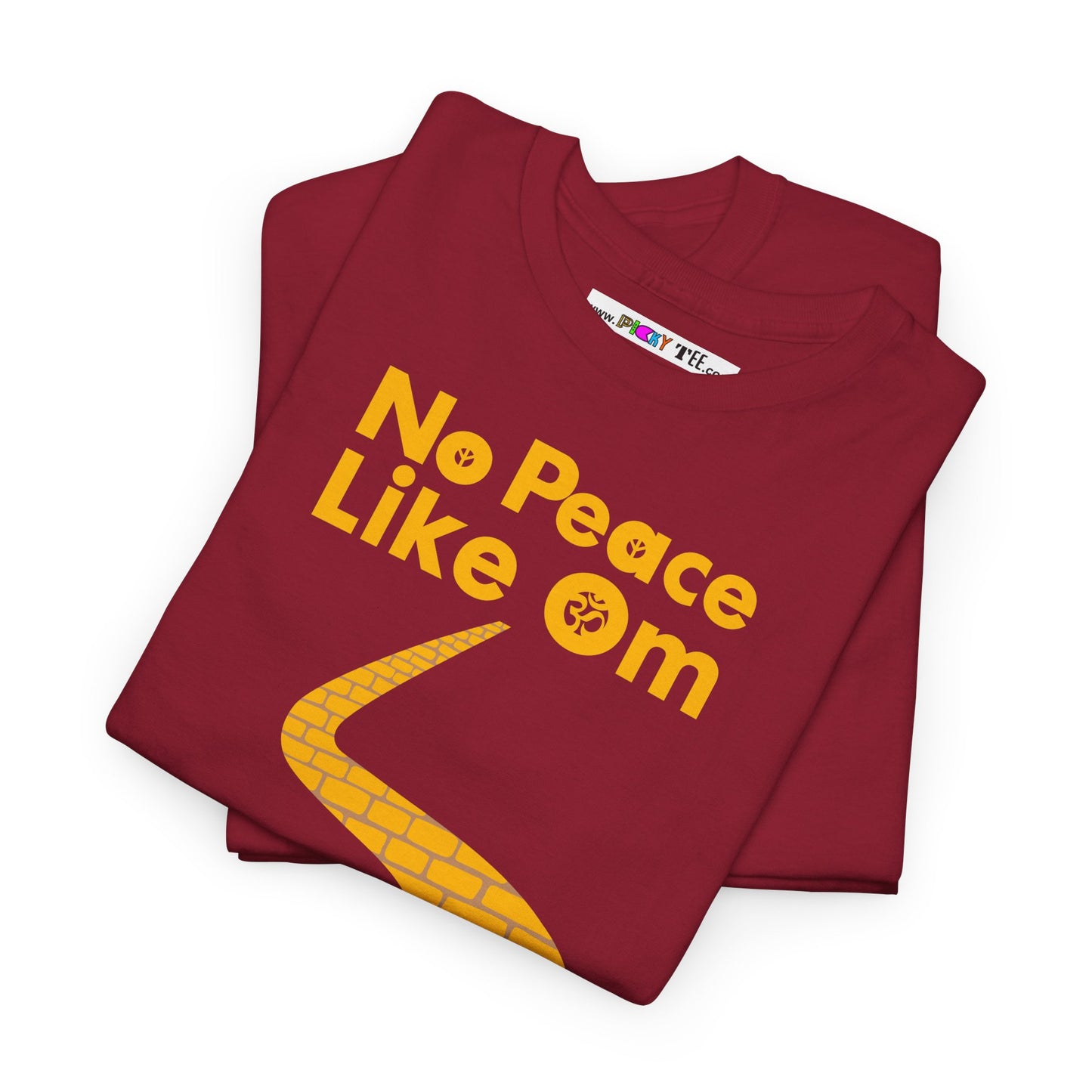 No Peace Like Om Unisex Heavy Cotton Tee