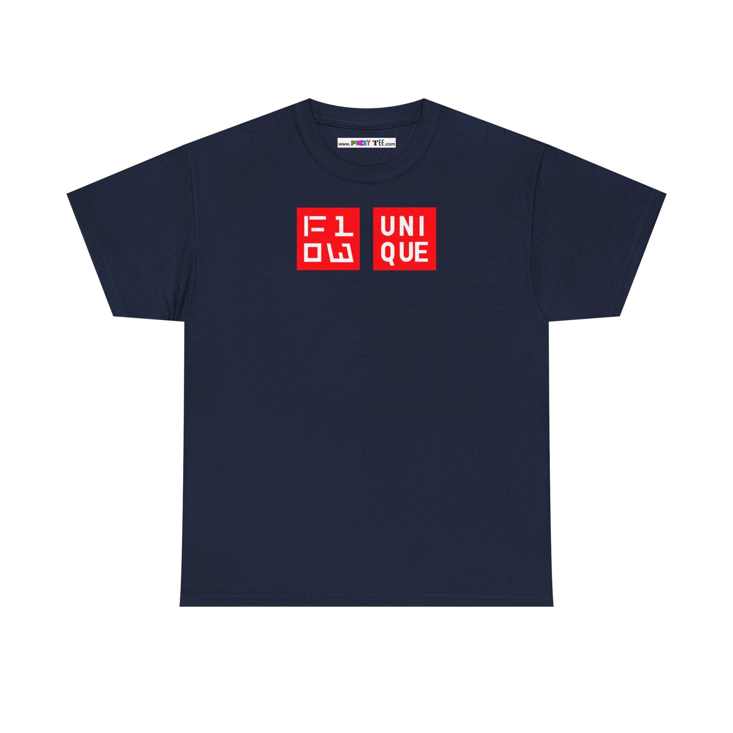 FLOW UNIQUE Unisex Heavy Cotton Tee