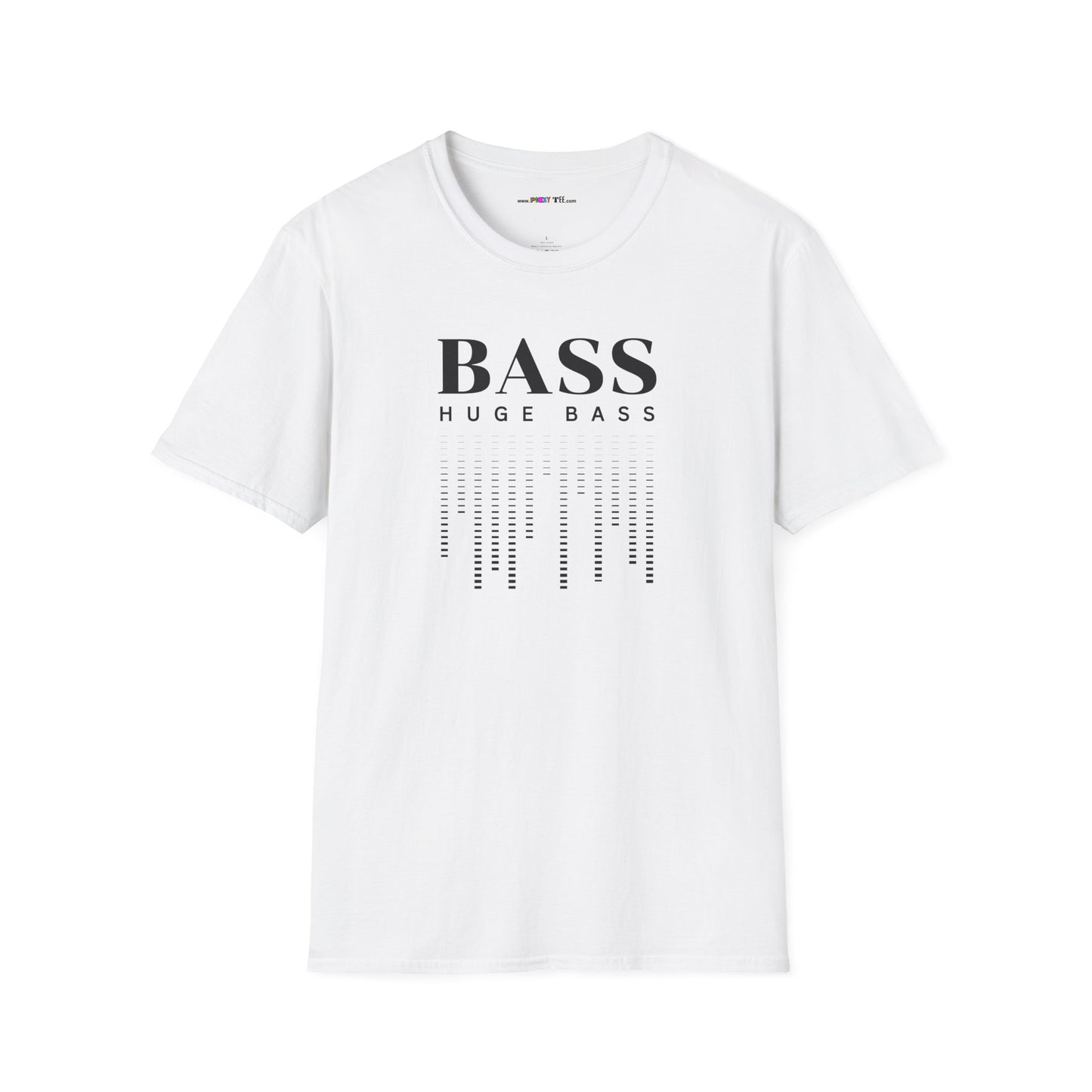 BASS HUGE BASS Unisex Softstyle 100% Cotton T-Shirt