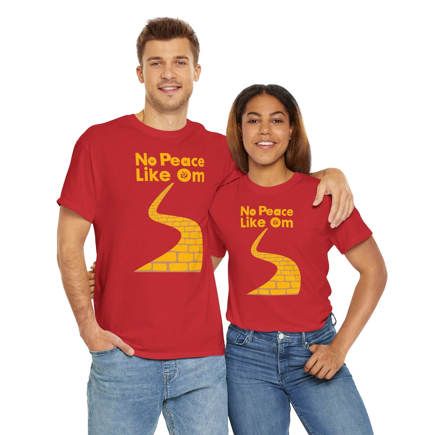 No Peace Like Om Unisex Heavy Cotton Tee