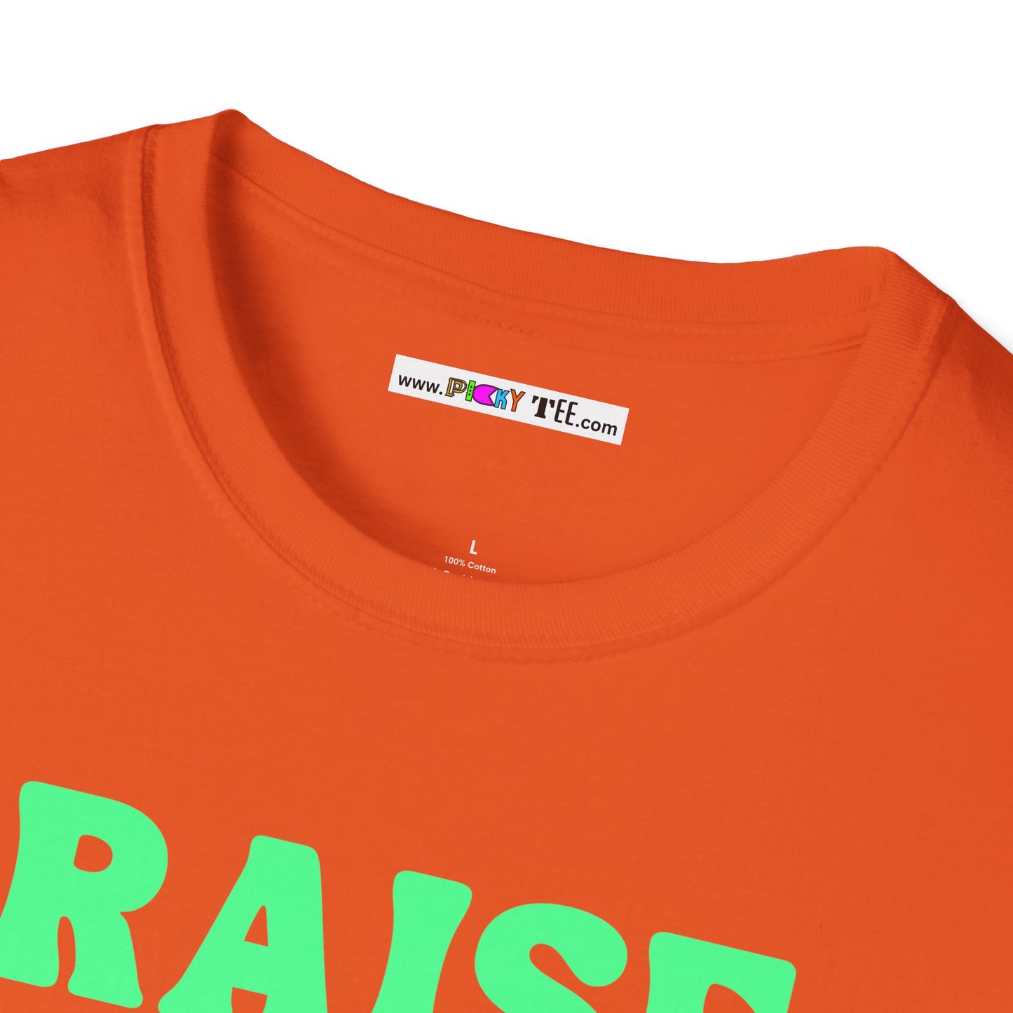 pRAISE DA tROOF Unisex Softstyle 100% Cotton T-Shirt