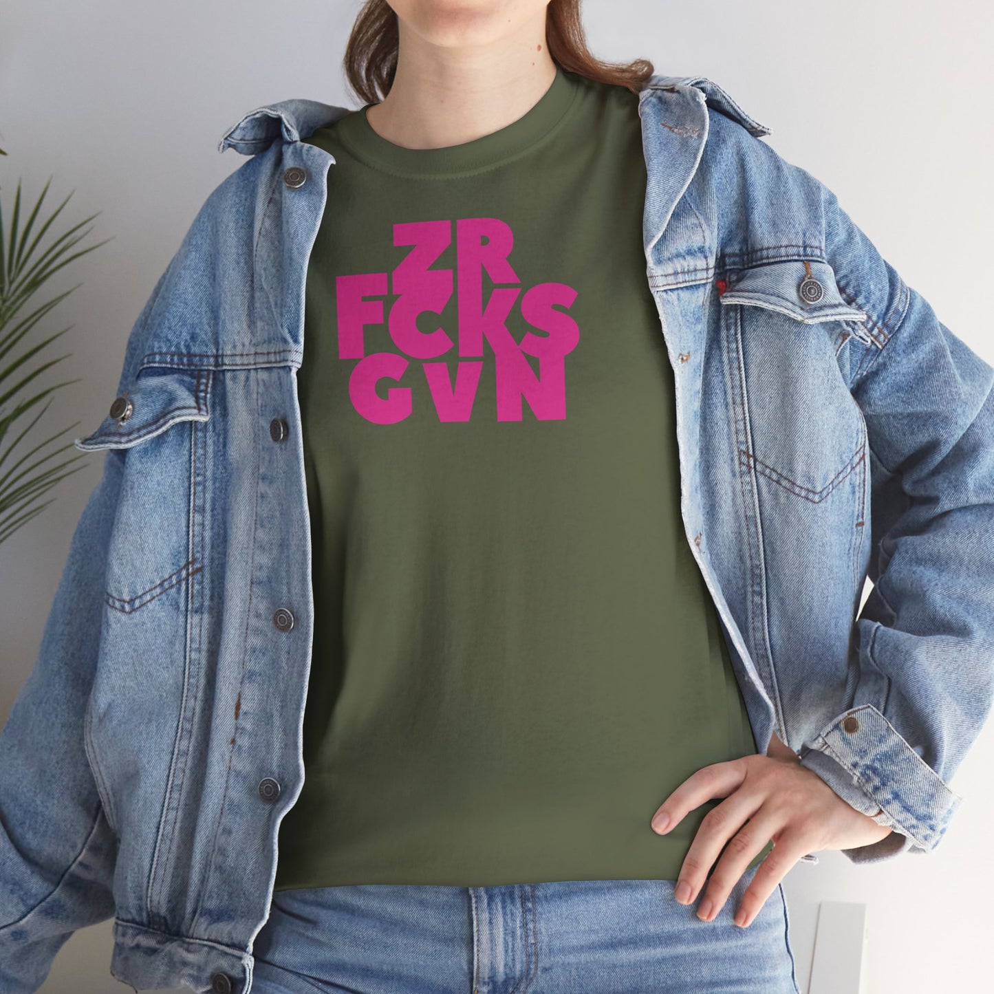 ZR FCKS GVN Unisex Heavy Cotton Tee