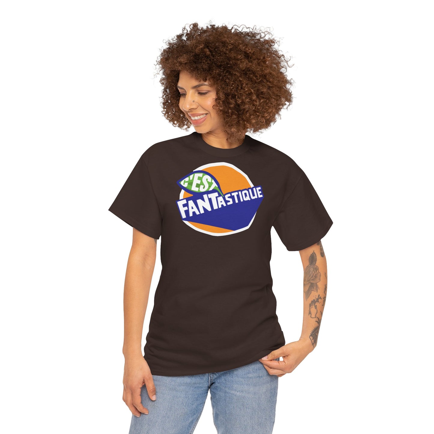 C'EST FANTASTIQUE Unisex Heavy Cotton Tee
