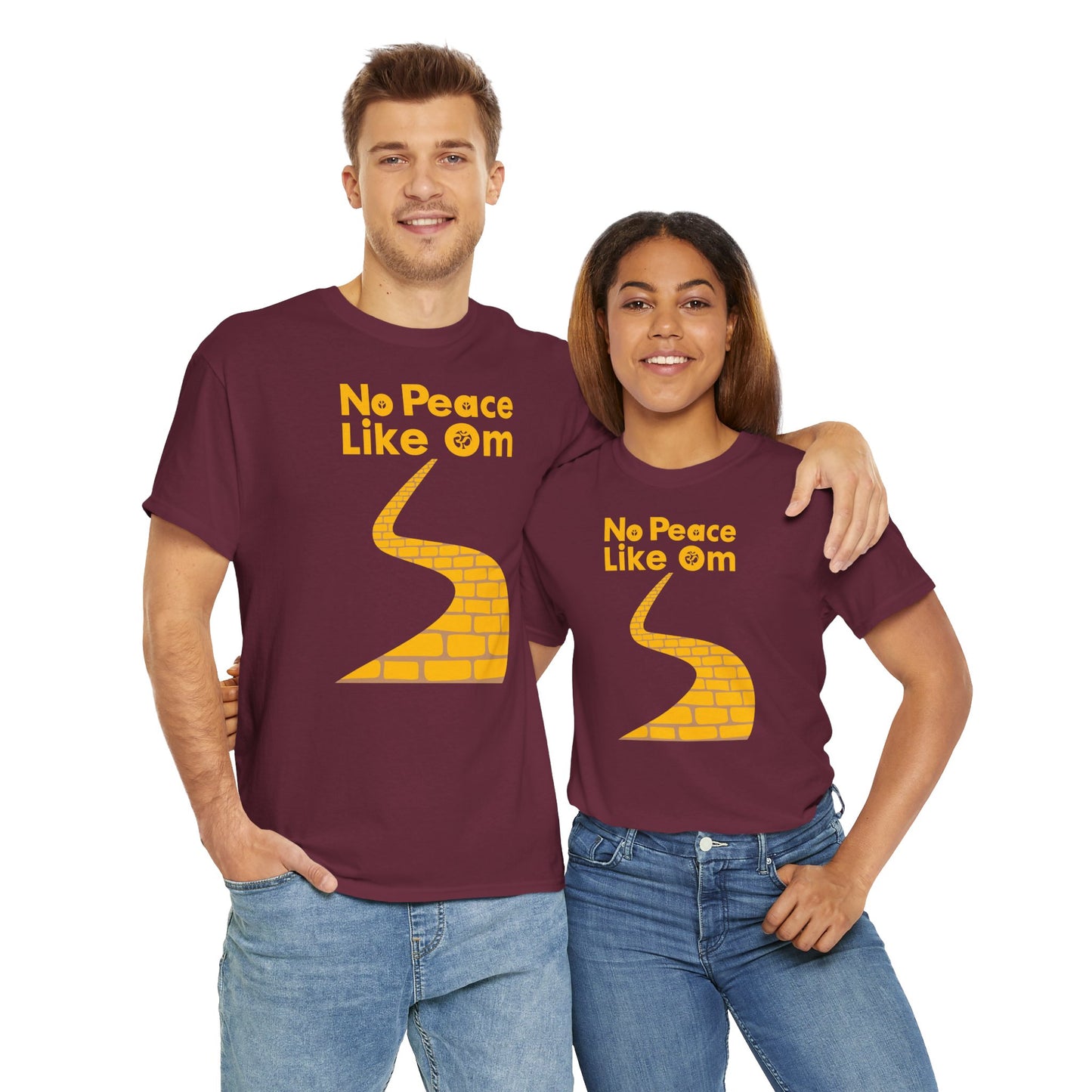 No Peace Like Om Unisex Heavy Cotton Tee