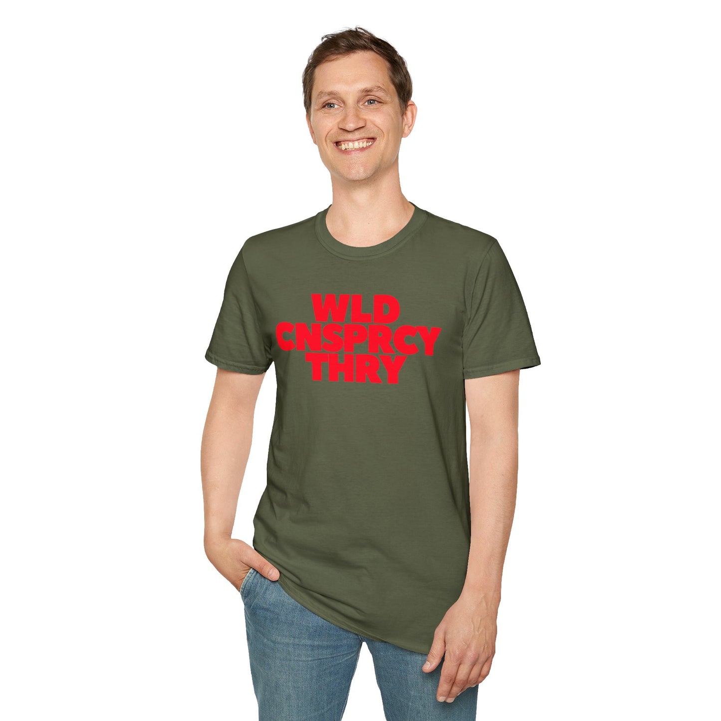 WLD CNSPRCY THRY Unisex Softstyle 100% Cotton T-Shirt