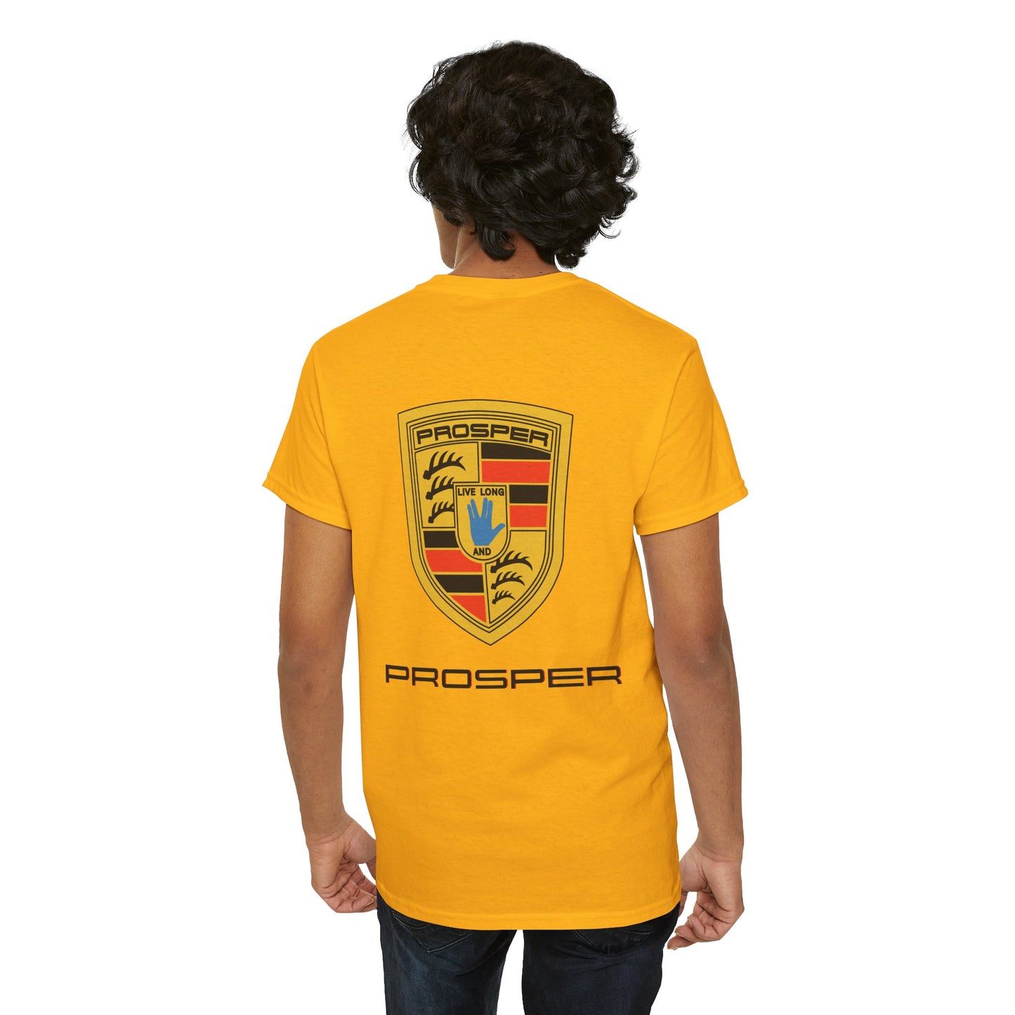 PROSPER, live long and...PROSPER Unisex Heavy Cotton Tee
