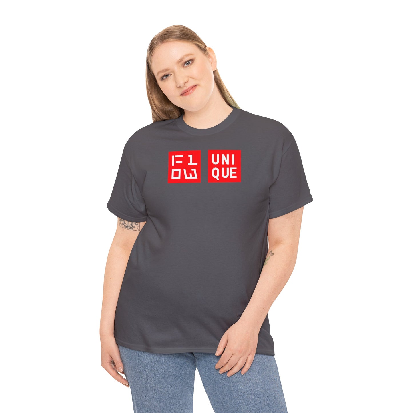 FLOW UNIQUE Unisex Heavy Cotton Tee