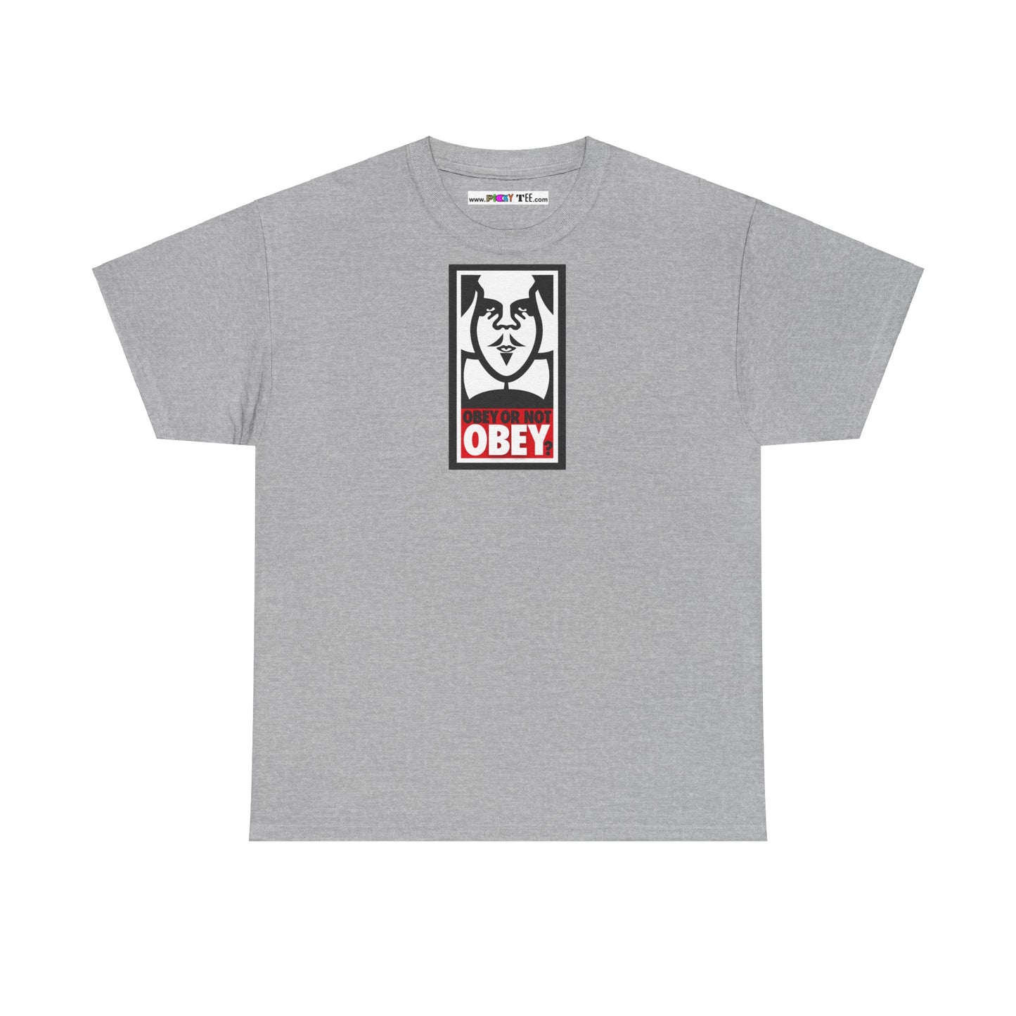 OBEY OR NOT OBEY? Unisex Heavy Cotton Tee