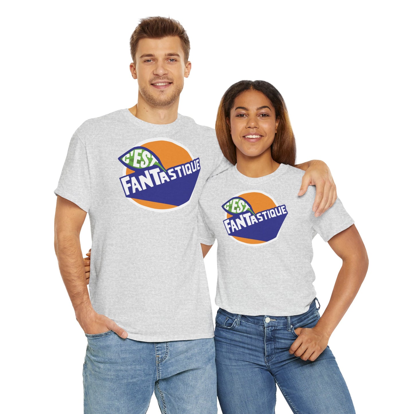 C'EST FANTASTIQUE Unisex Heavy Cotton Tee