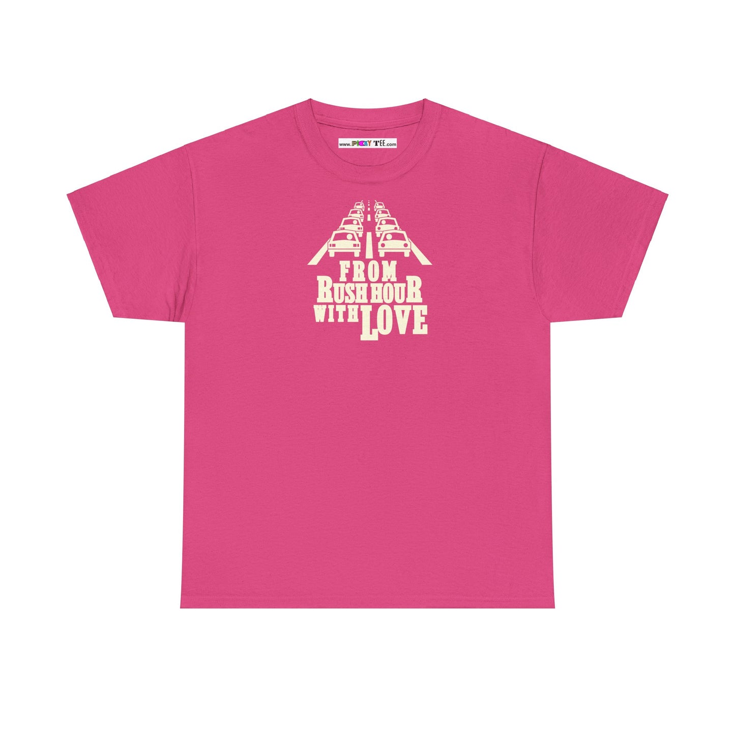 FROM RUSH HOUR WITH LOVE Unisex Heavy Cotton Tee