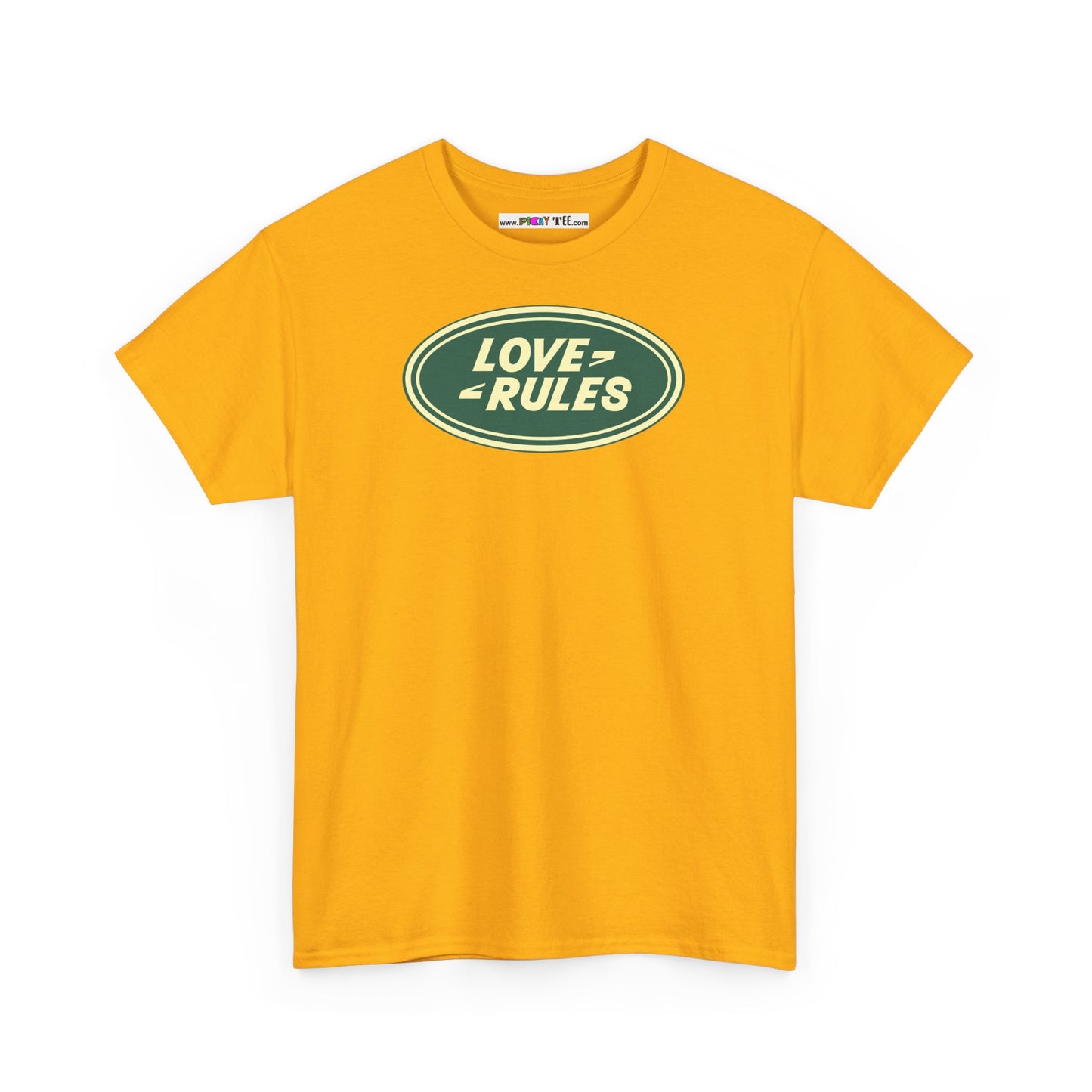 LOVE RULES Unisex Heavy Cotton Tee
