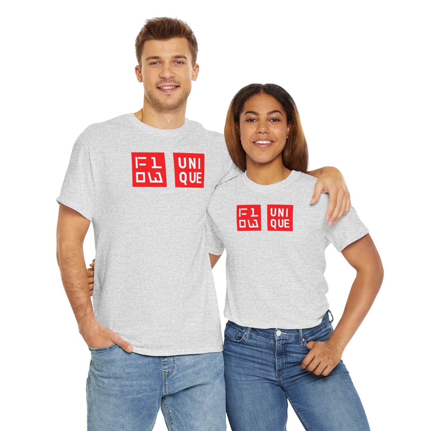 FLOW UNIQUE Unisex Heavy Cotton Tee