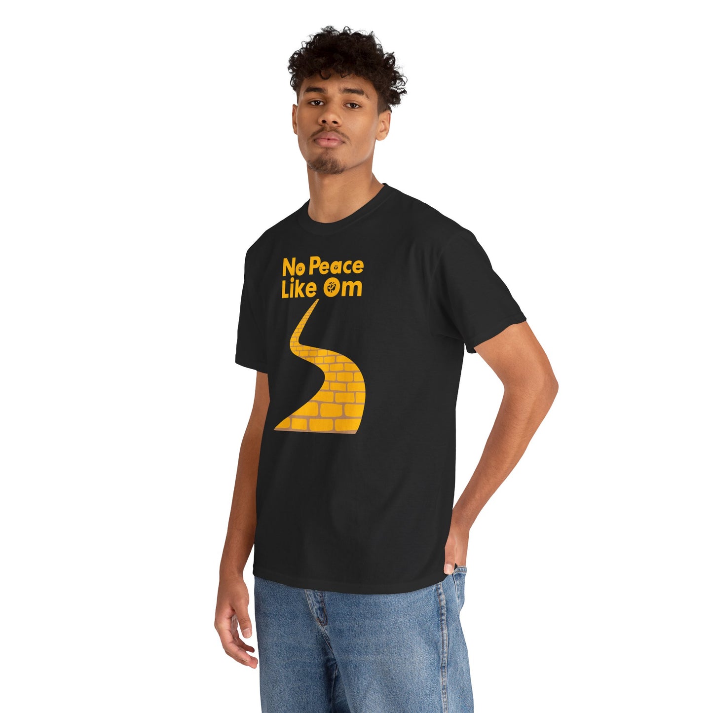 No Peace Like Om Unisex Heavy Cotton Tee