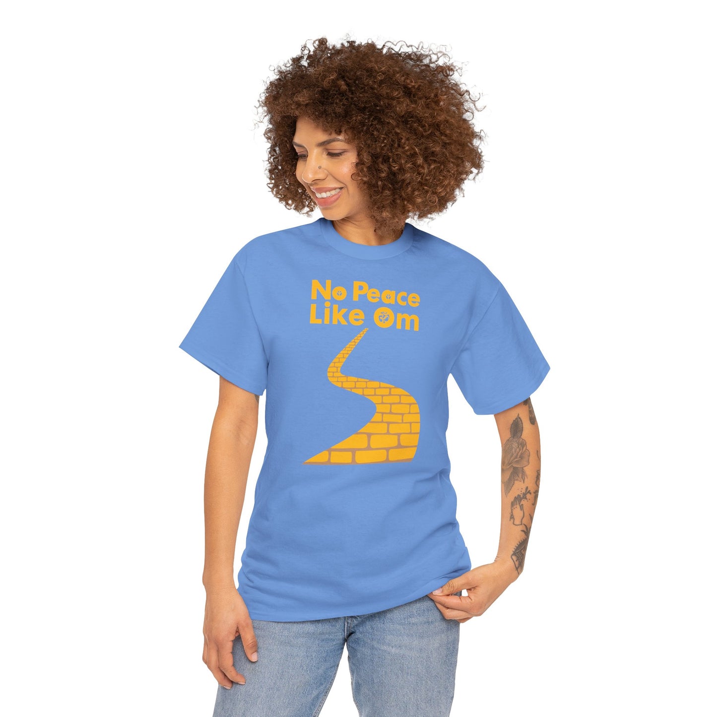 No Peace Like Om Unisex Heavy Cotton Tee