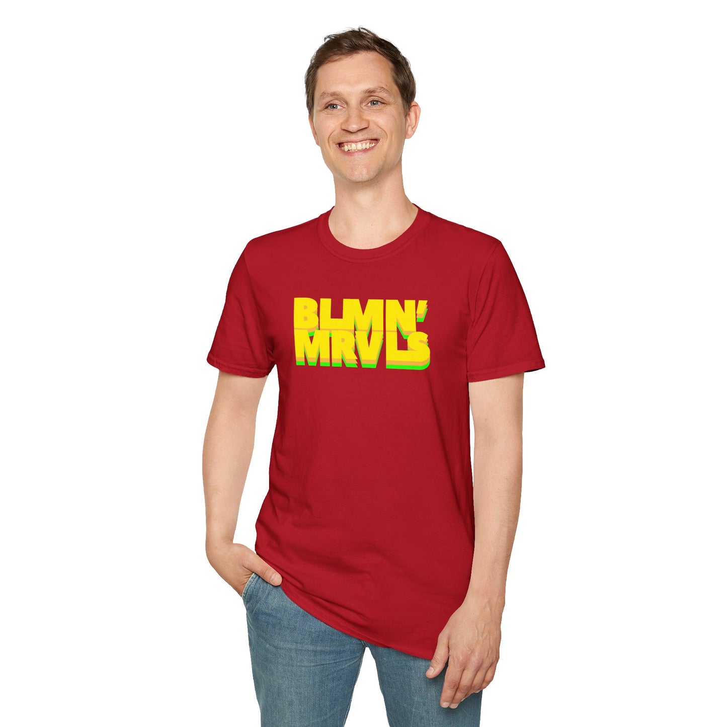 BLMN' MRVLS Unisex Softstyle 100% Cotton T-Shirt