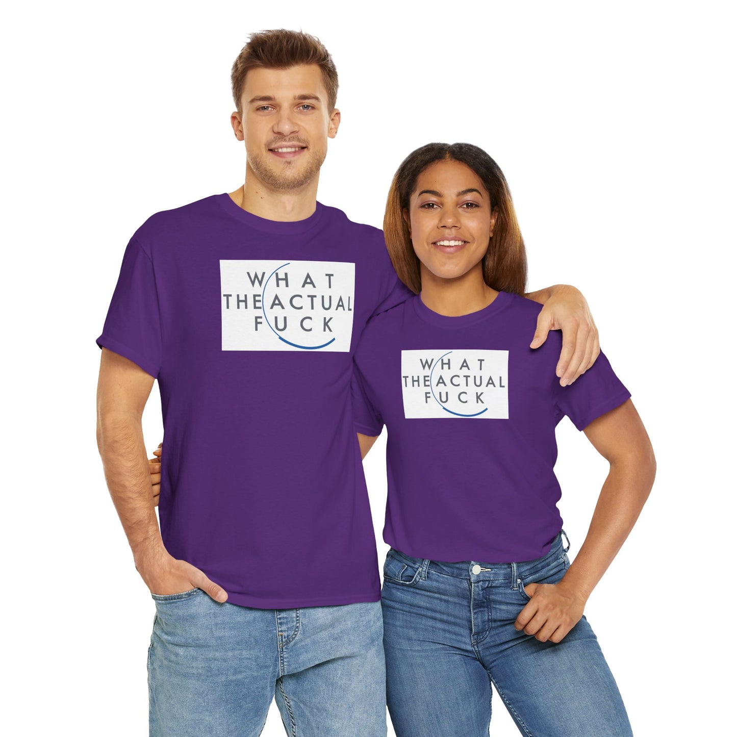 WHAT THE ACTUAL FUCK Unisex Heavy Cotton Tee
