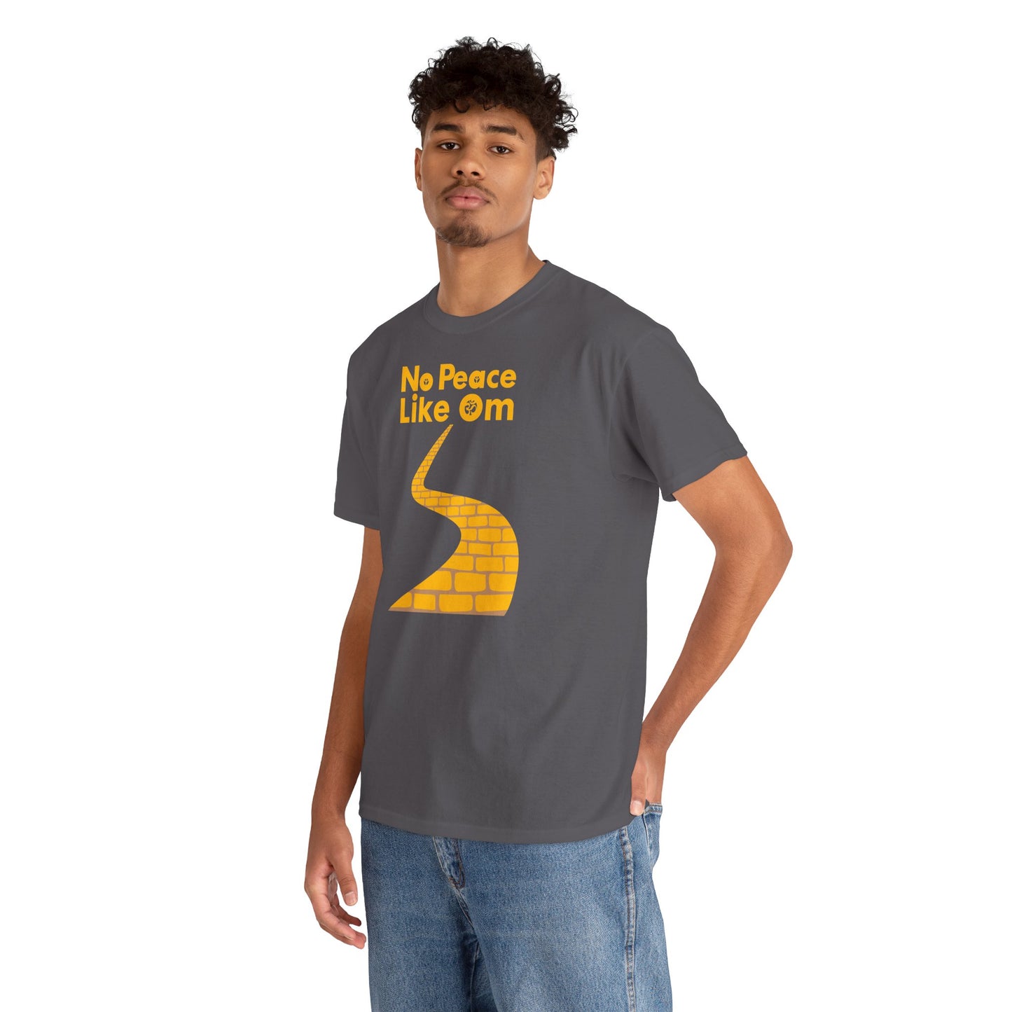 No Peace Like Om Unisex Heavy Cotton Tee