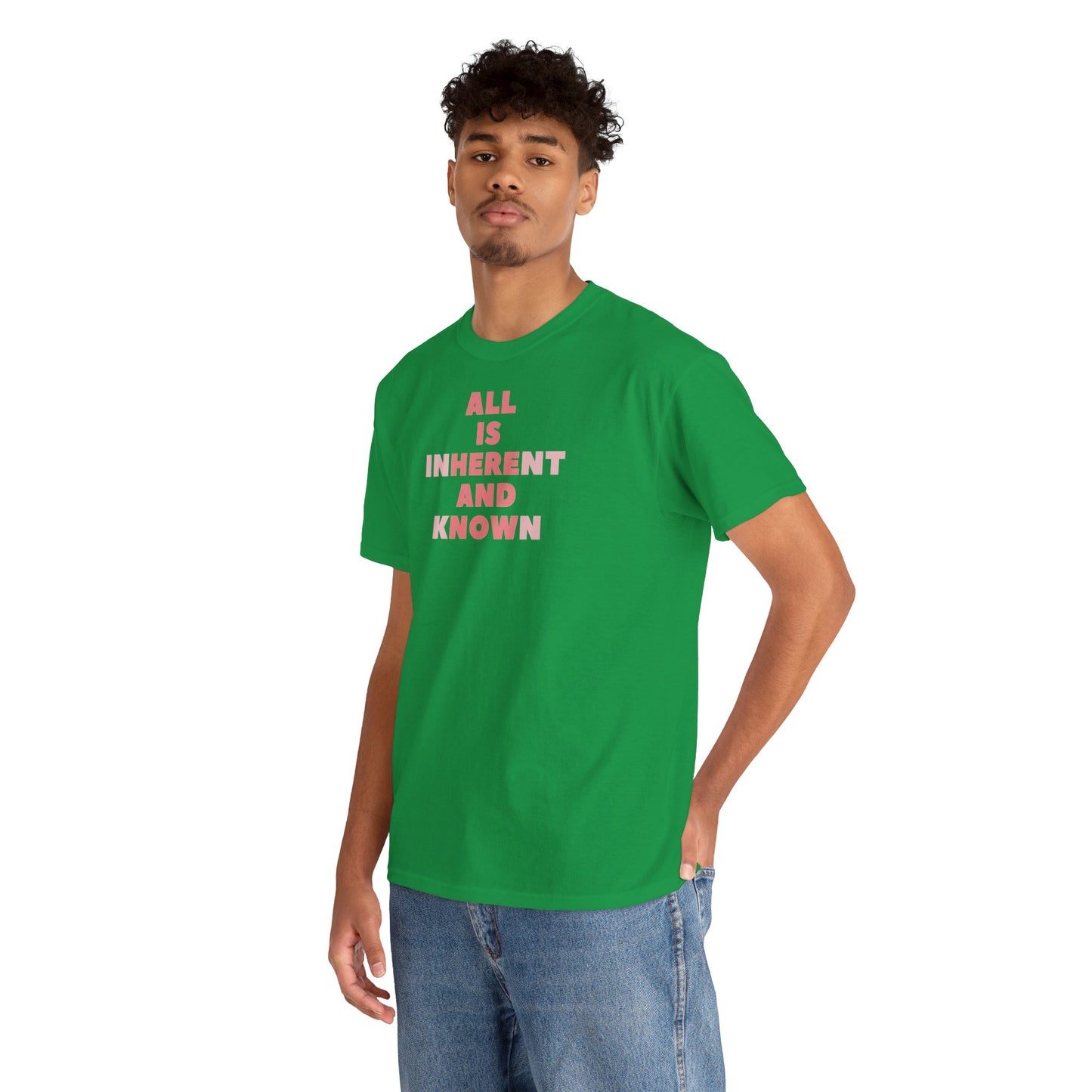 ALL IS INHERENT AND KNOWN Unisex Heavy Cotton Tee