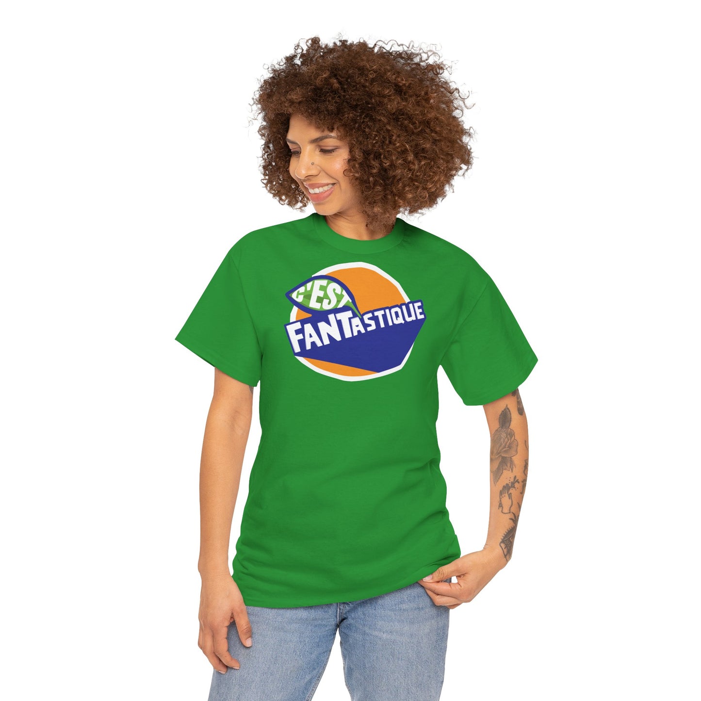 C'EST FANTASTIQUE Unisex Heavy Cotton Tee