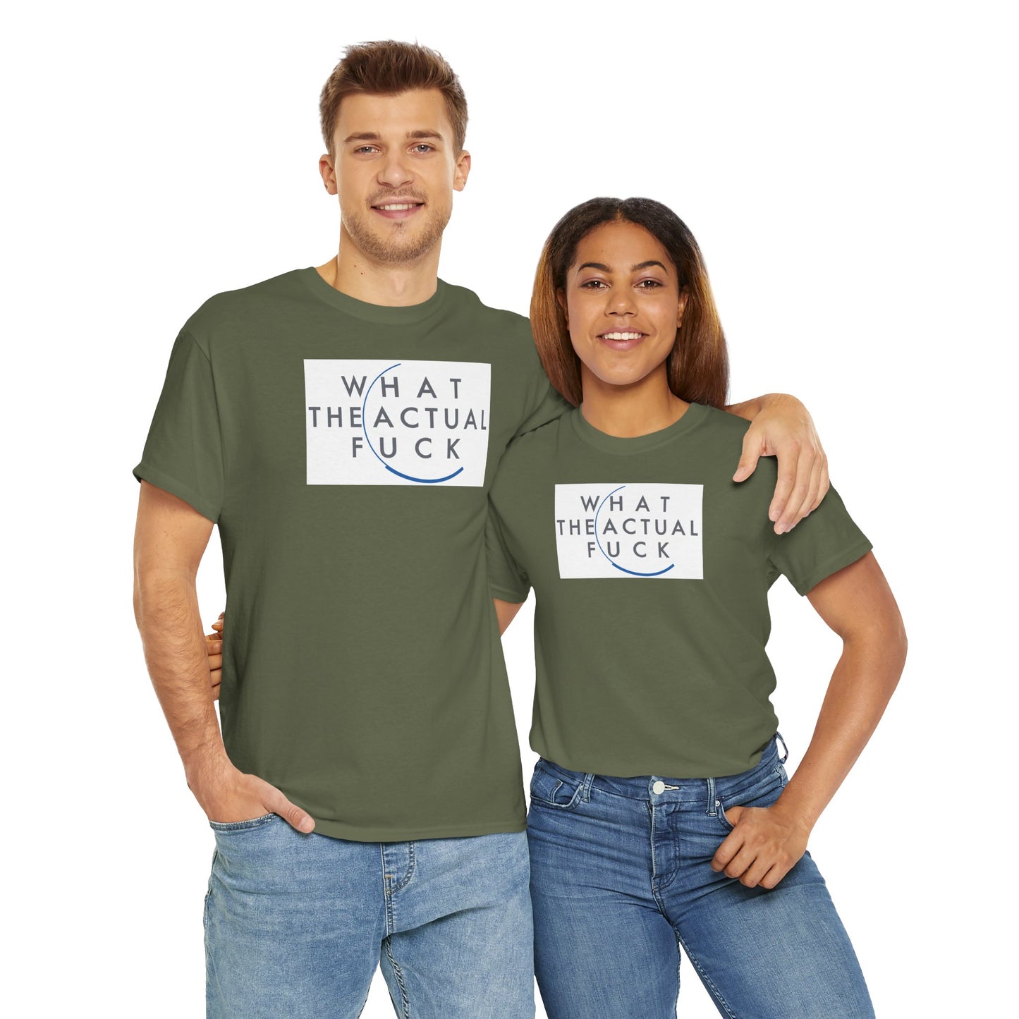 WHAT THE ACTUAL FUCK Unisex Heavy Cotton Tee