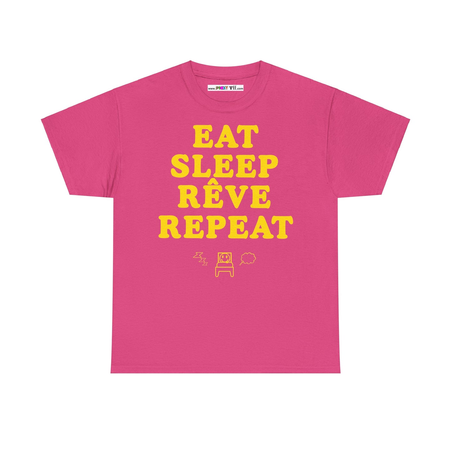 EAT SLEEP RÊVE REPEAT Unisex Heavy Cotton Tee