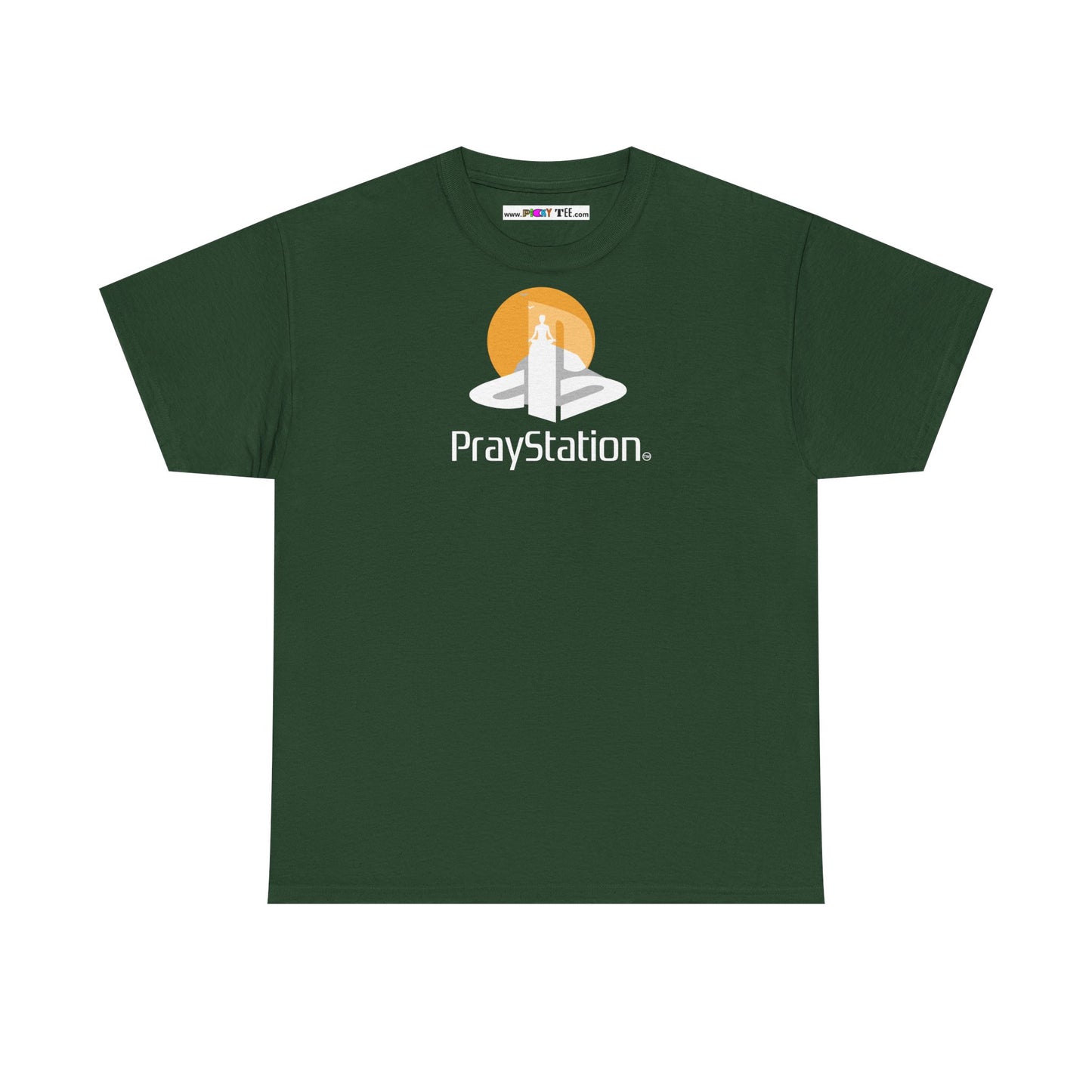 PrayStation Unisex Heavy Cotton Tee