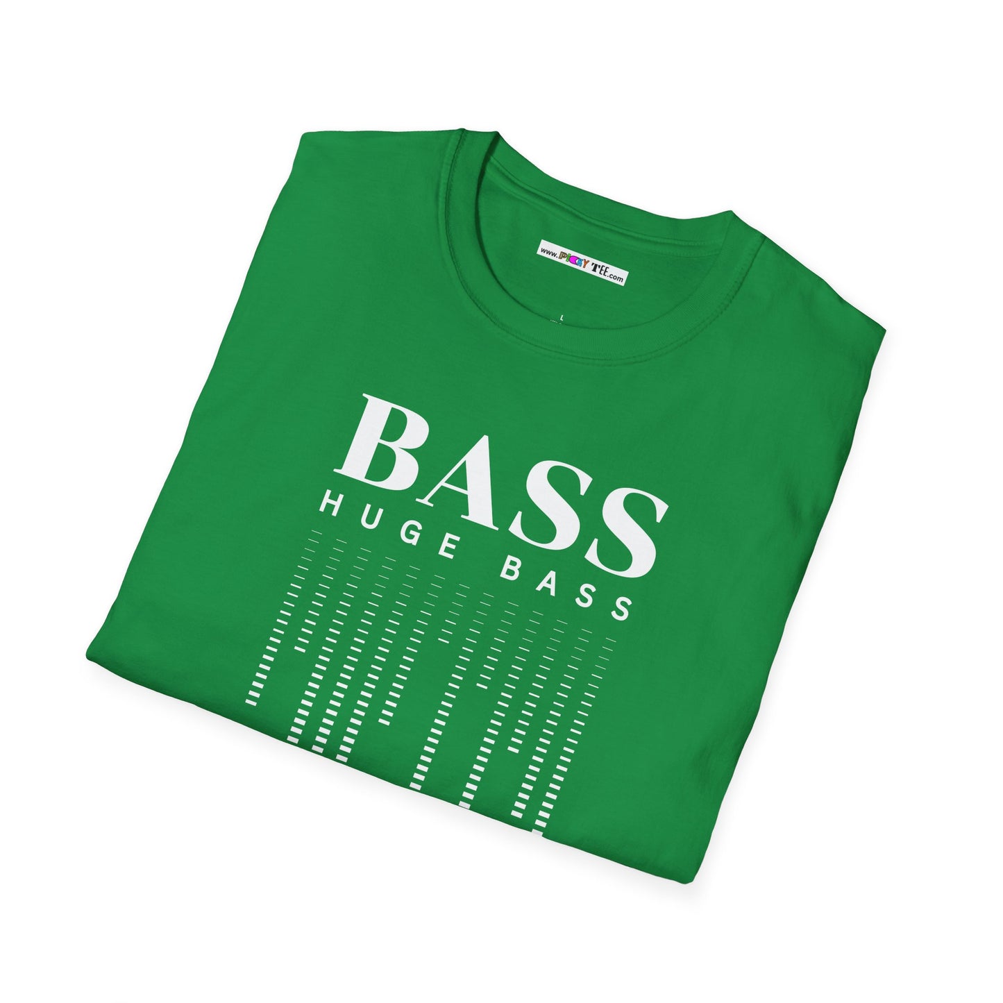 BASS HUGE BASS Unisex Softstyle 100% Cotton T-Shirt