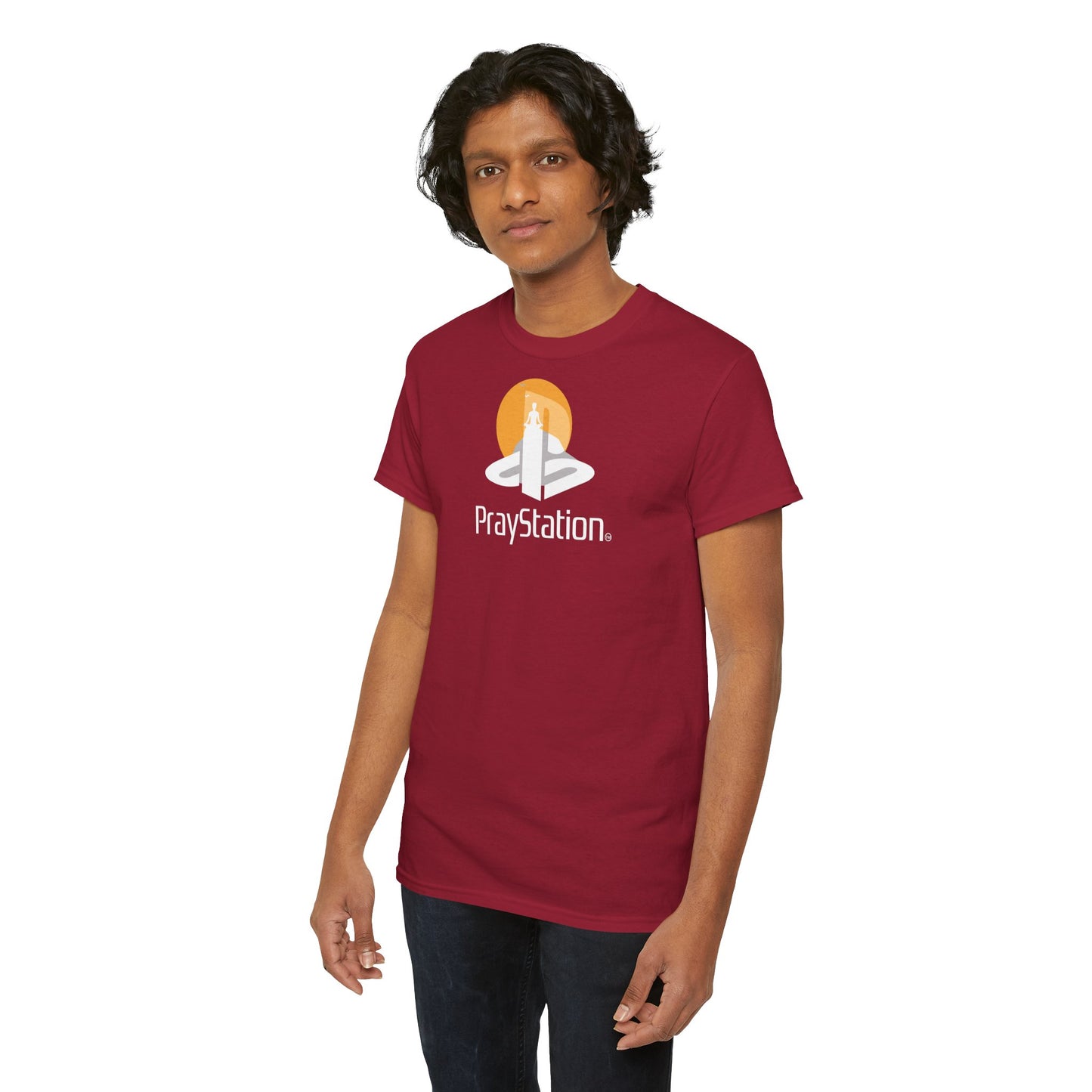 PrayStation Unisex Heavy Cotton Tee