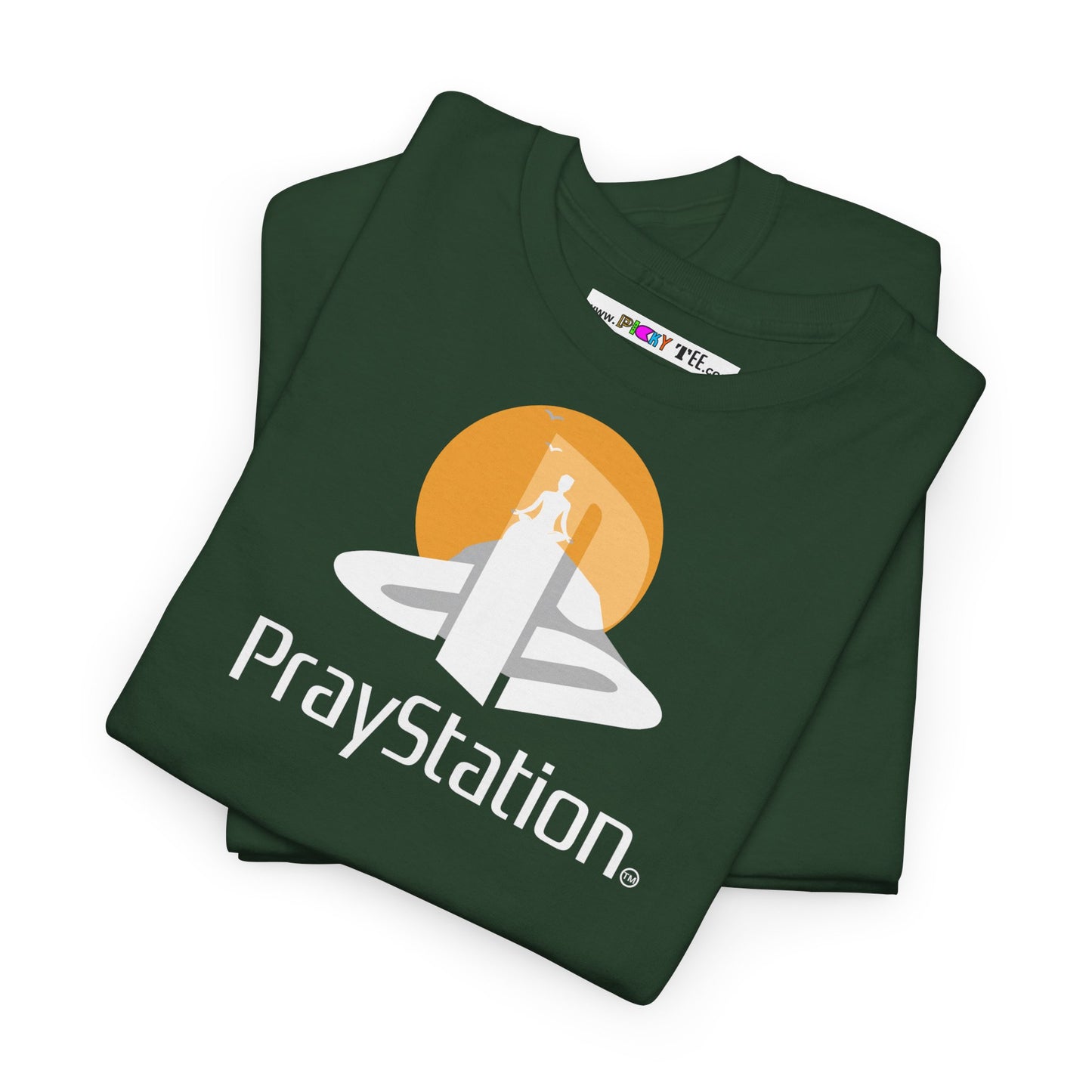 PrayStation Unisex Heavy Cotton Tee