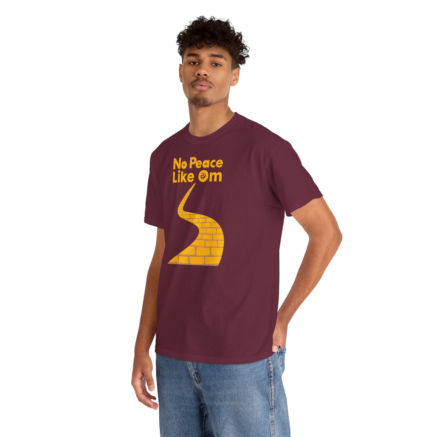 No Peace Like Om Unisex Heavy Cotton Tee