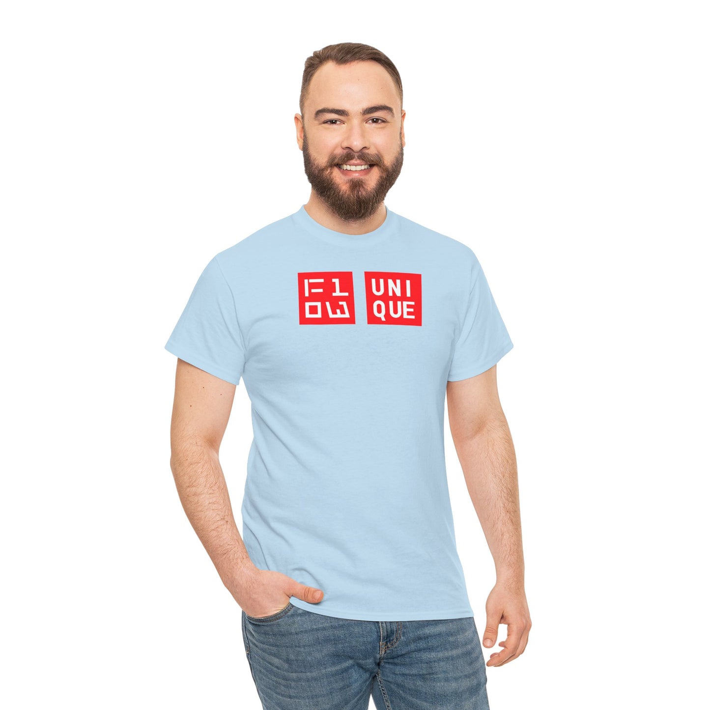 FLOW UNIQUE Unisex Heavy Cotton Tee