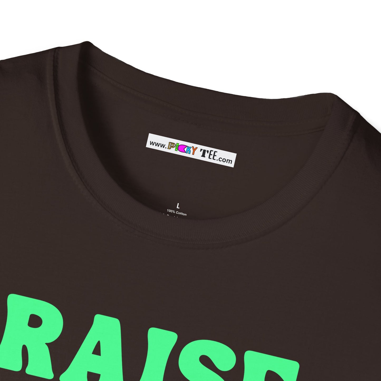 pRAISE DA tROOF Unisex Softstyle 100% Cotton T-Shirt