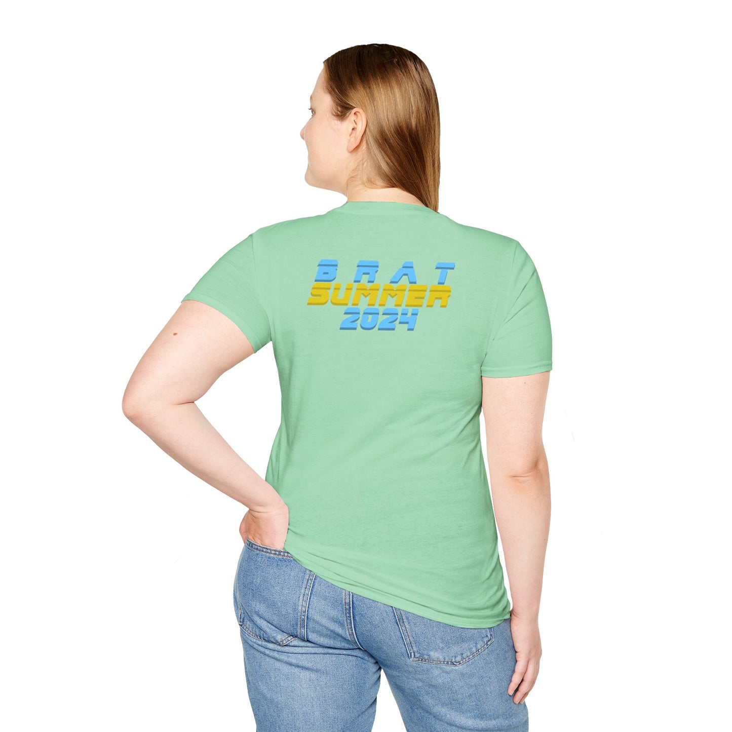BRAT SUMMER 2024 Unisex Softstyle 100% Cotton T-Shirt