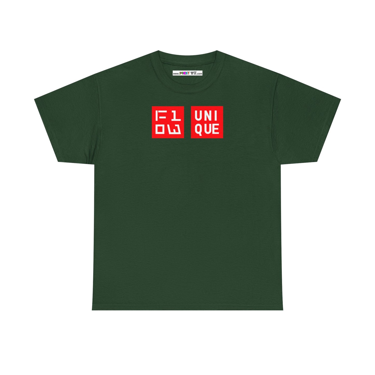 FLOW UNIQUE Unisex Heavy Cotton Tee